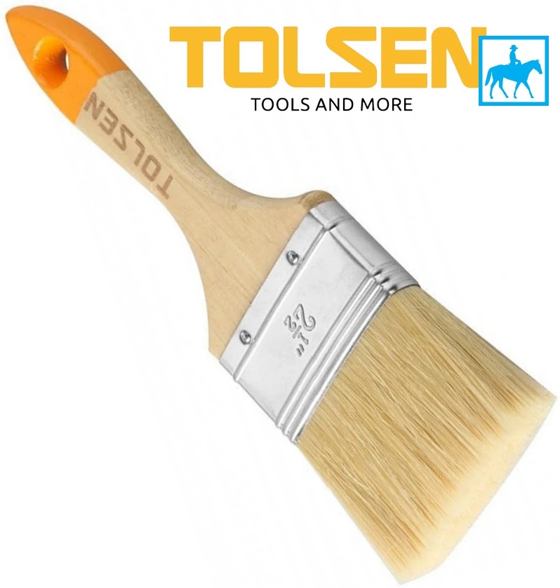 Cọ Sơn Cán Gỗ 2.5inch 64mm Paint Brush TOLSEN WADFOW 40124
