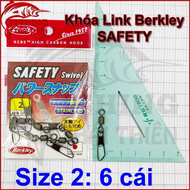 [HCM]Khóa link câu cá Berkley Safety