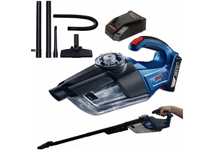 [HCM]Máy hút bụi dùng pin Bosch GAS 18V-1(Solo) - Chưa kèm pin sạc