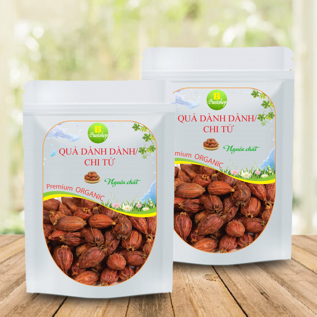 Quả dành dành khô 100g, Quả chi tử thơm sạch, Dành dành khô
