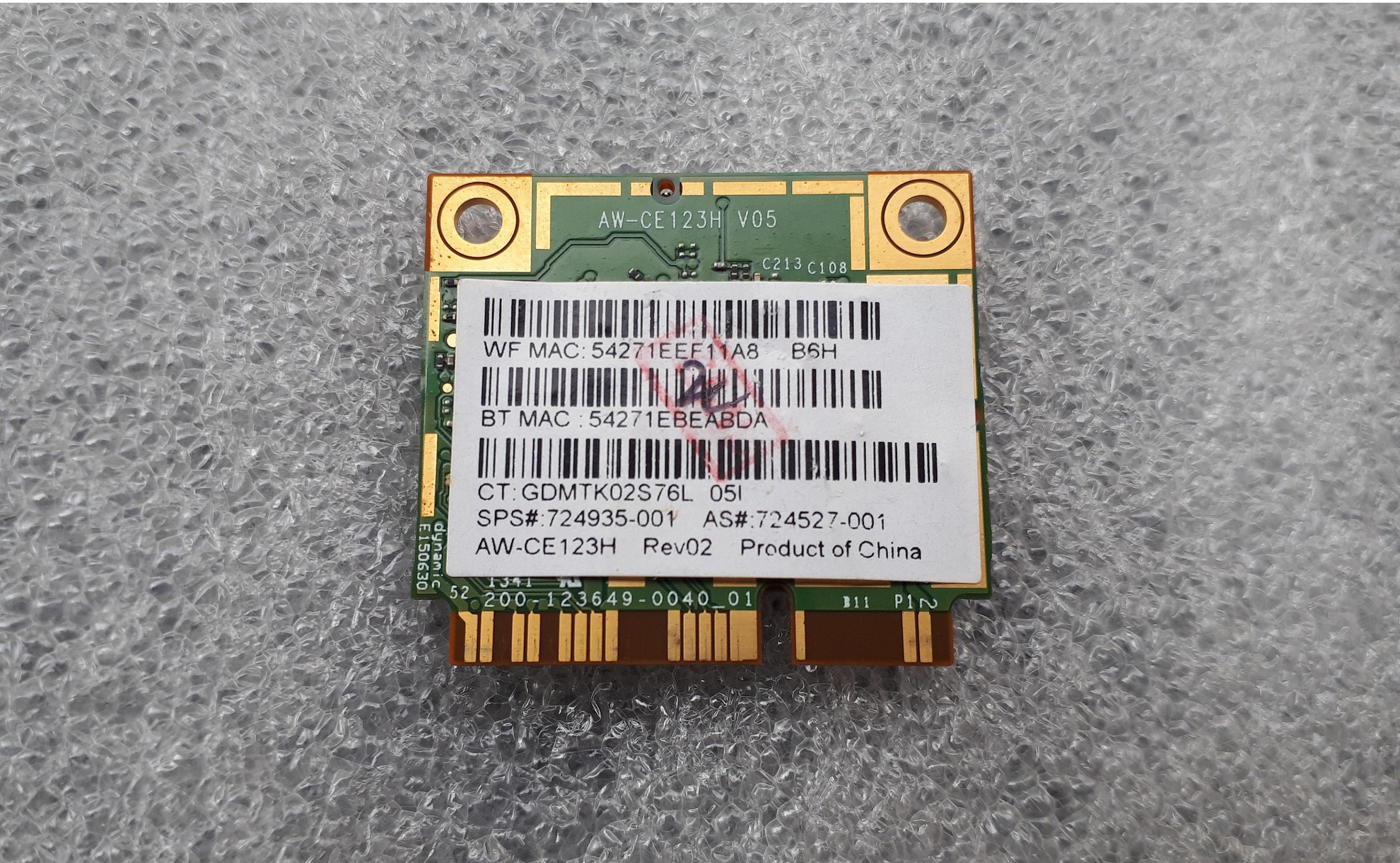 Card WiFi Laptop BCM94352HMB DW1550