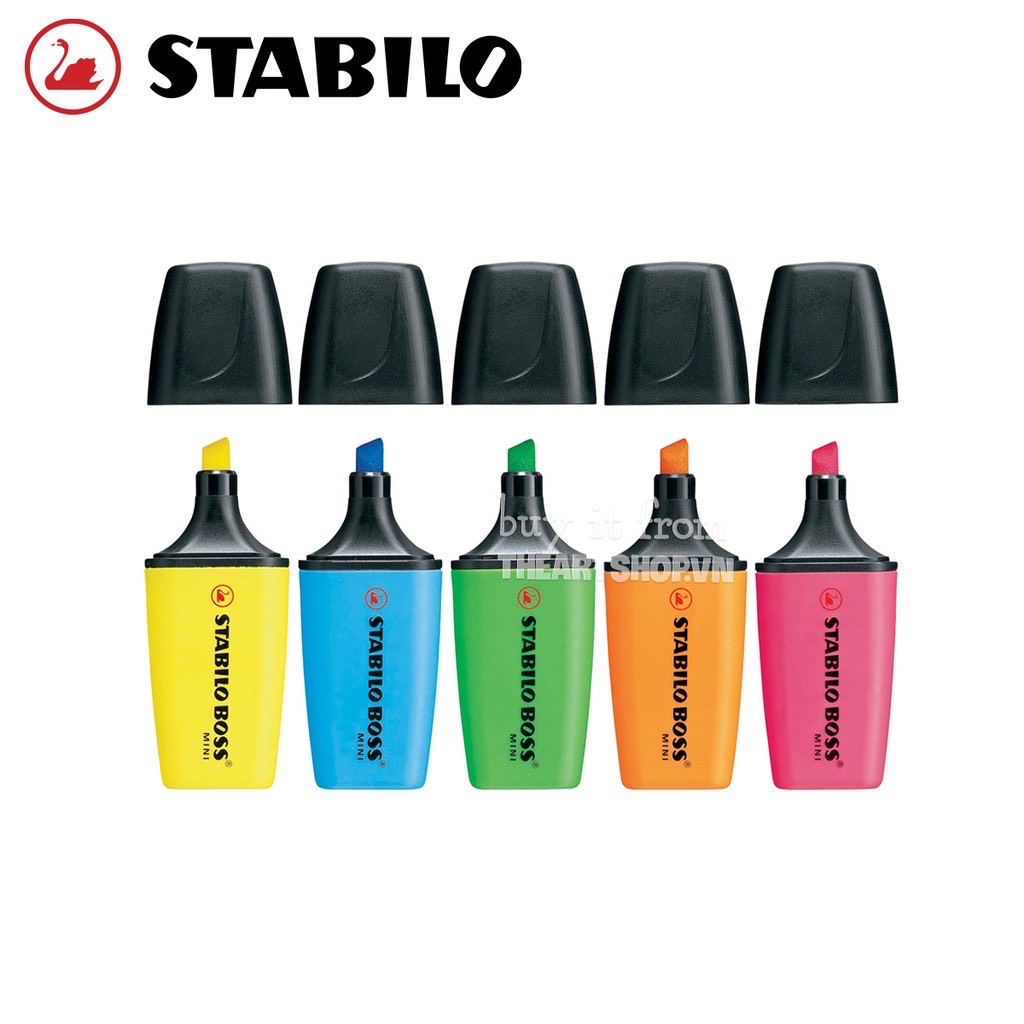 [THEARTSHOP] Bút dạ đánh dấu STABILO - STABILO Boss Mini Highlighter (Made in Germany)