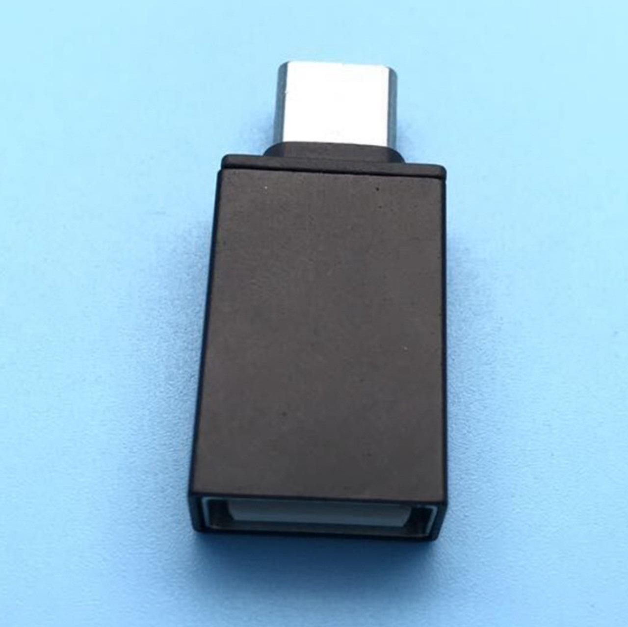 Đầu chuyển đổi từ USB sang Type C (Đen)