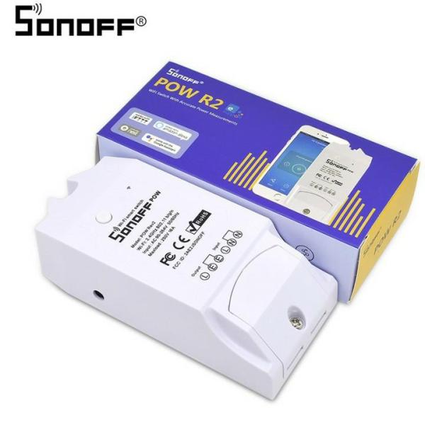 Công tắc thông minh Sonoff Pow R2 điều khiển từ xa qua wifi 3G 4G