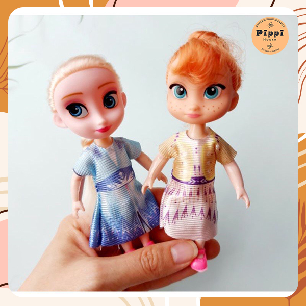 Set of 6 Disney Frozen dolls
