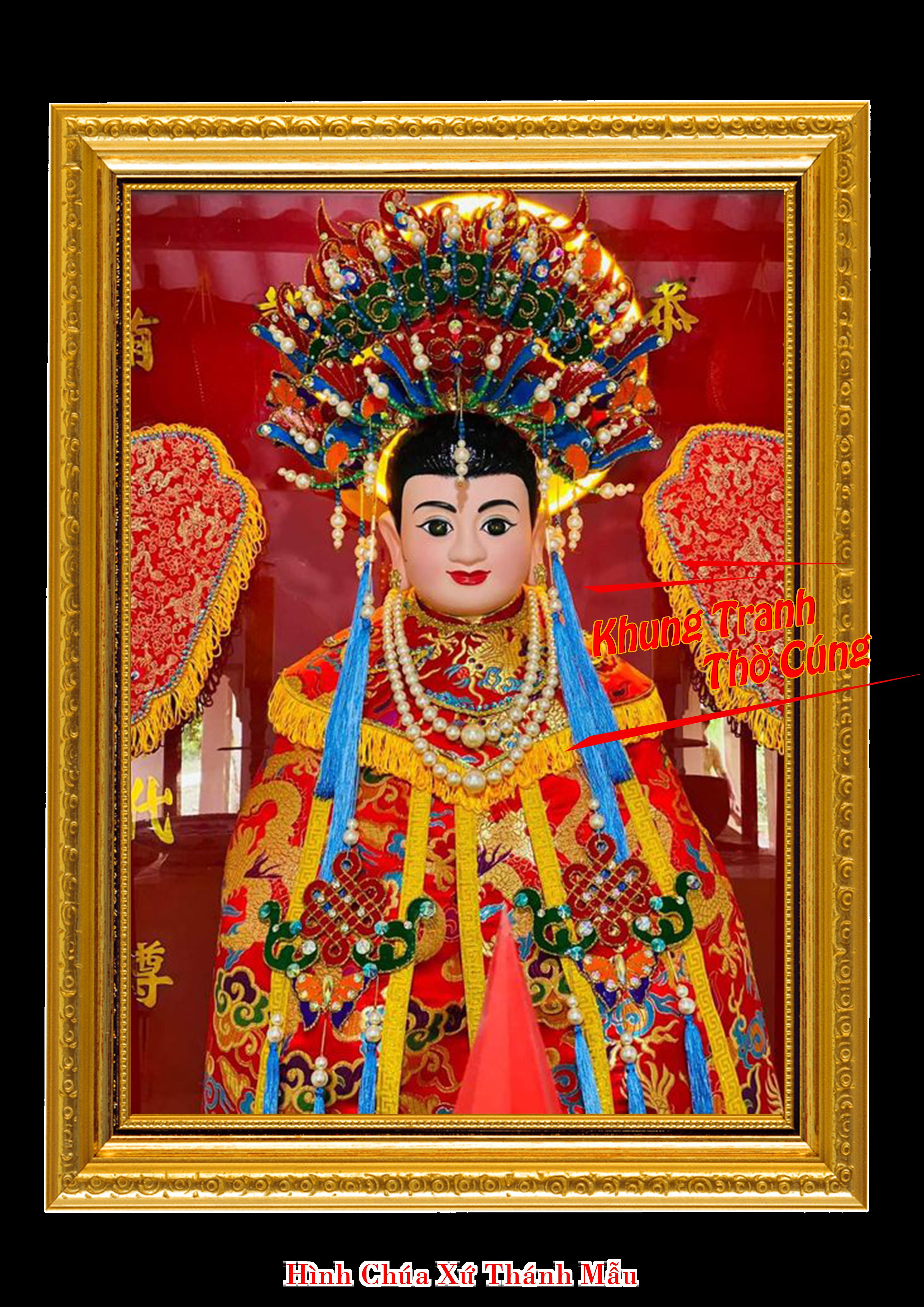 Christian saint of the Christian saint of Origin + colored box + bright photo frame M5