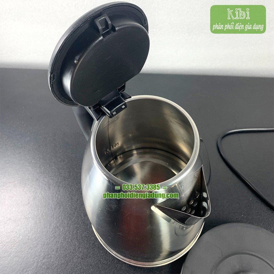 Ấm điện đun nước, ấm đun nước inox siêu bền (1.8 lít)