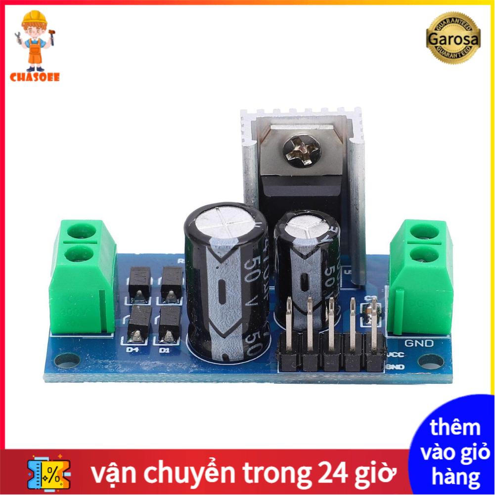 Stabilized Power Supply Module 3‑Ends PCB for Voltage Stabilization 12V 1.2A L7812 LM7812