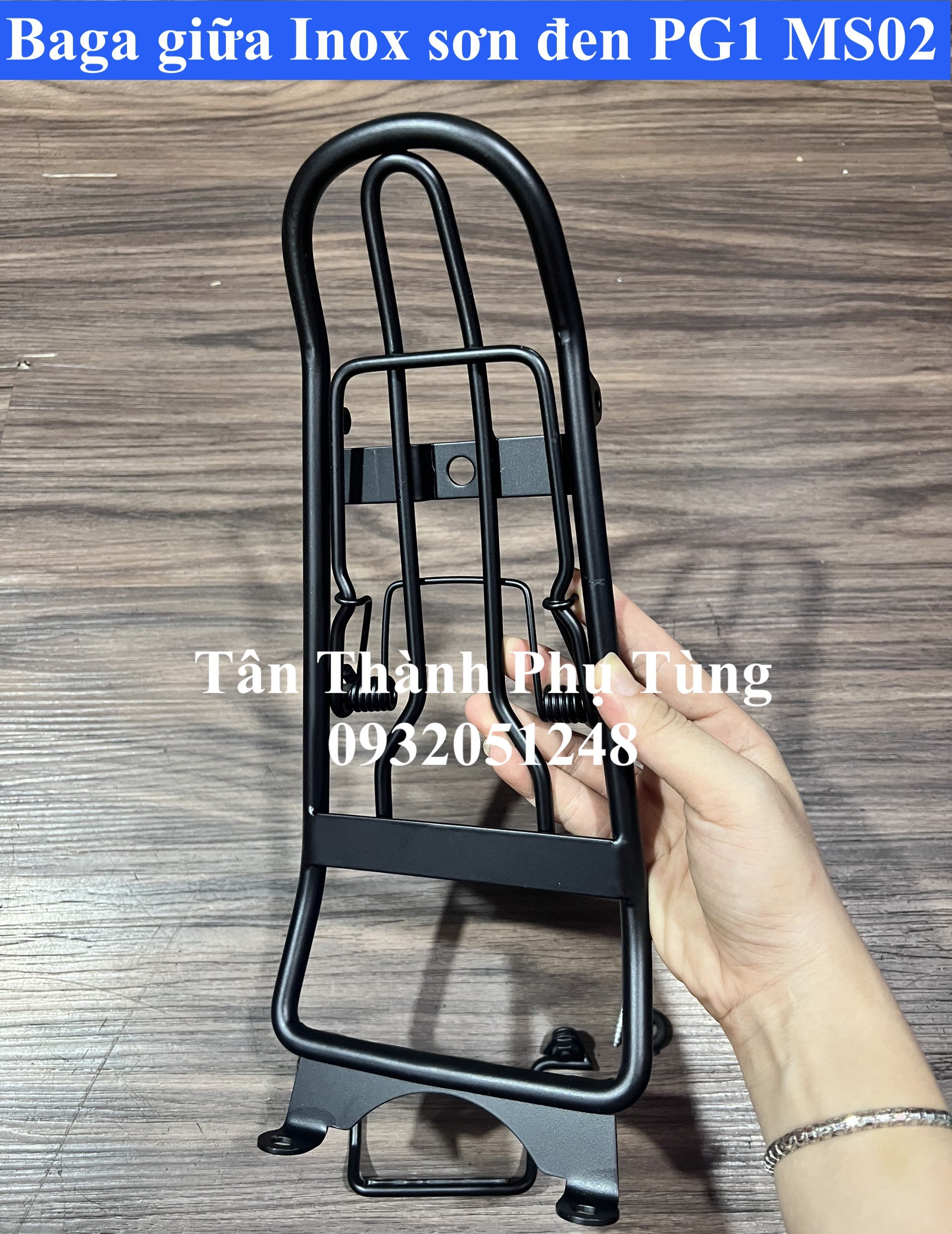 Baga giữa pg1,pg-1 10li kèm ốc và cao su