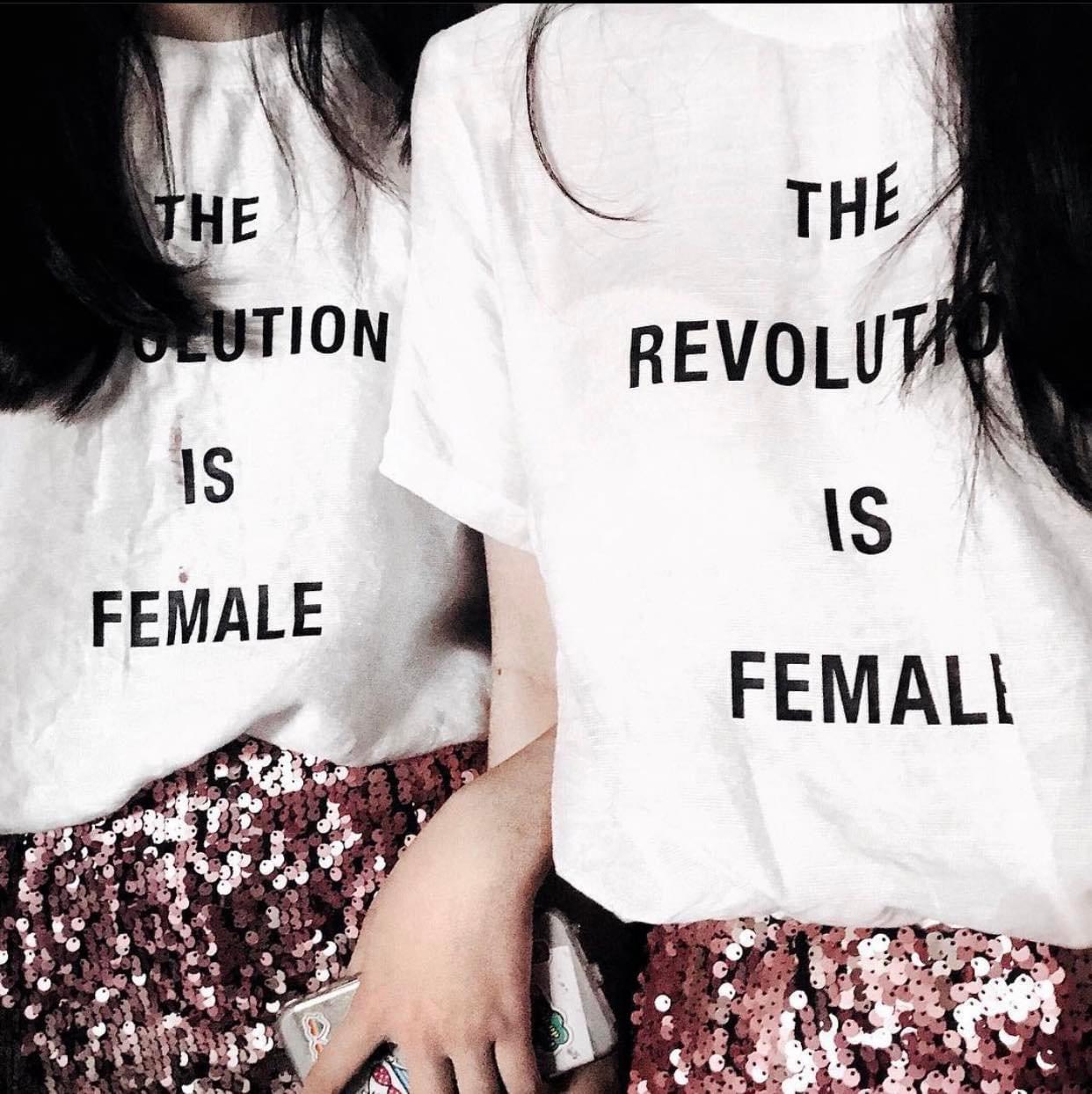 COCO SIN - Áo Lụa Trắng The Revolution