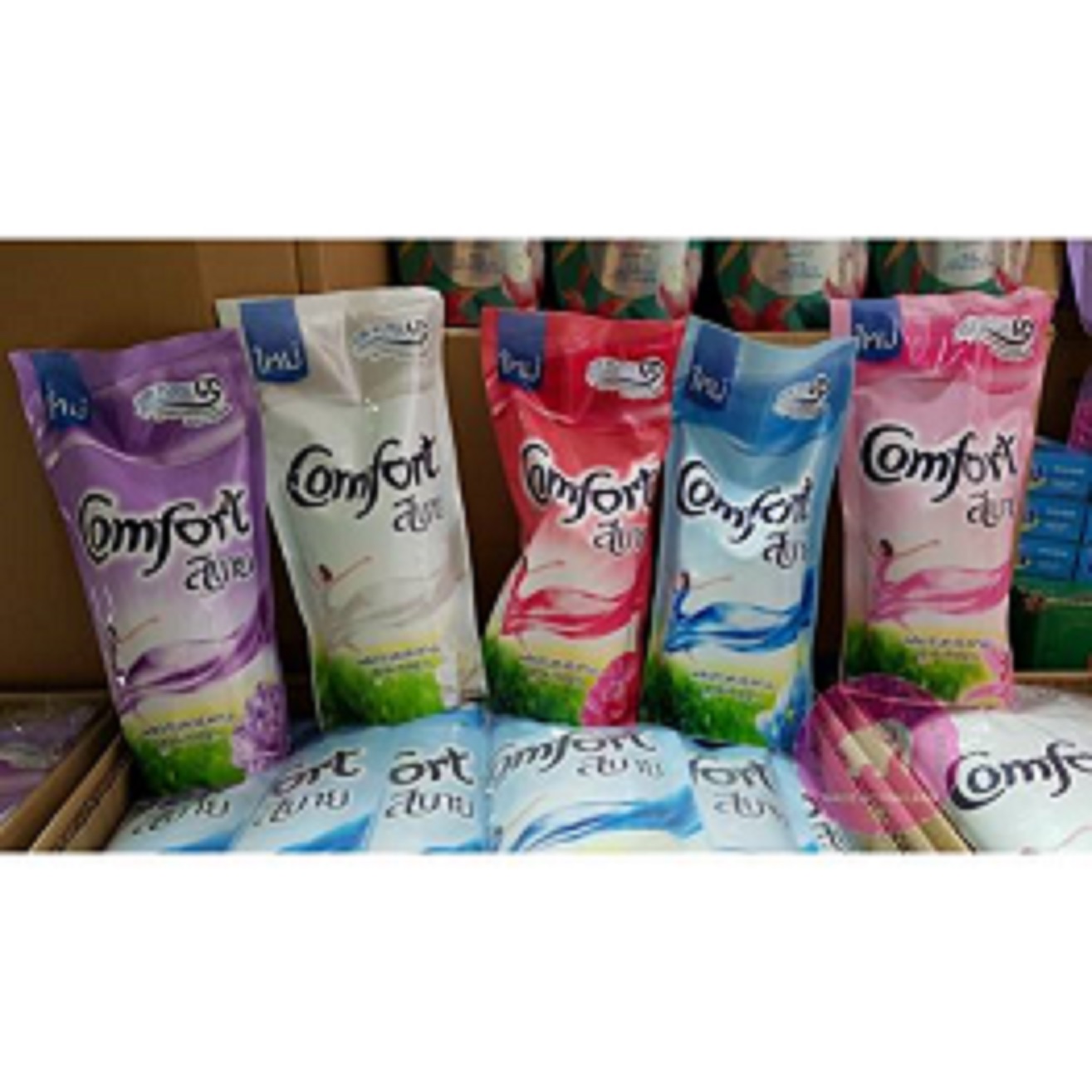 [ XÃ HÀNG ] COMBO 3 BỊCH NƯỚC XÃ VẢI COMFORT 580ML THÁI LAN