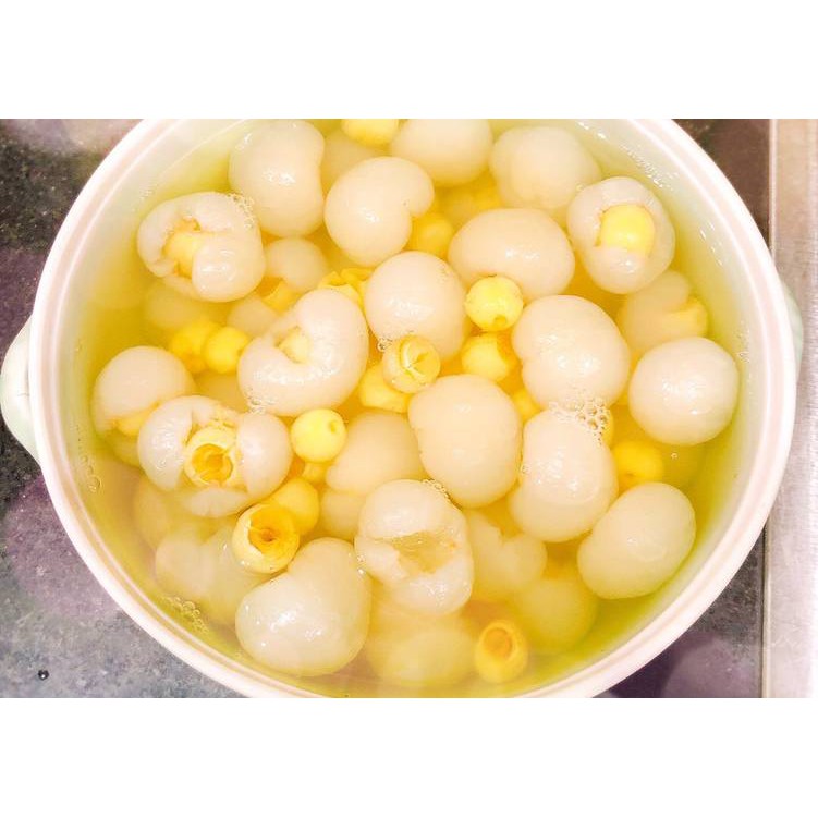 Hạt Sen Long Nhãn Ngâm Nước Đường Baan Mai