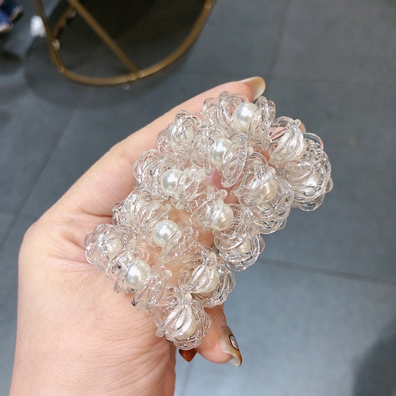 Set 2 cột tóc lò xo đính hạt PHỤ KIỆN 68