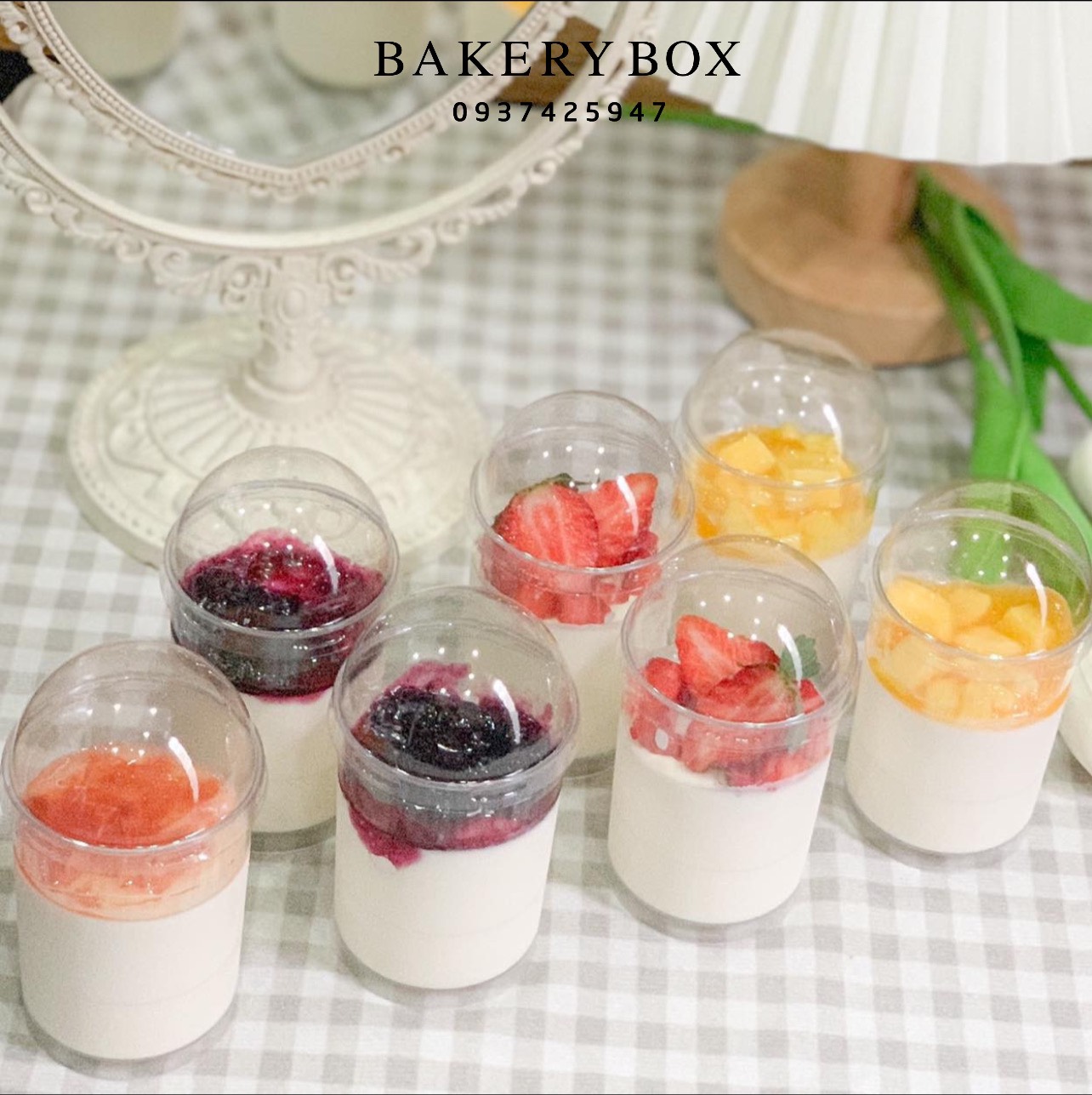 Set 50 bộ ly đựng bánh lạnh - tiramisu - mousse - lc-6080