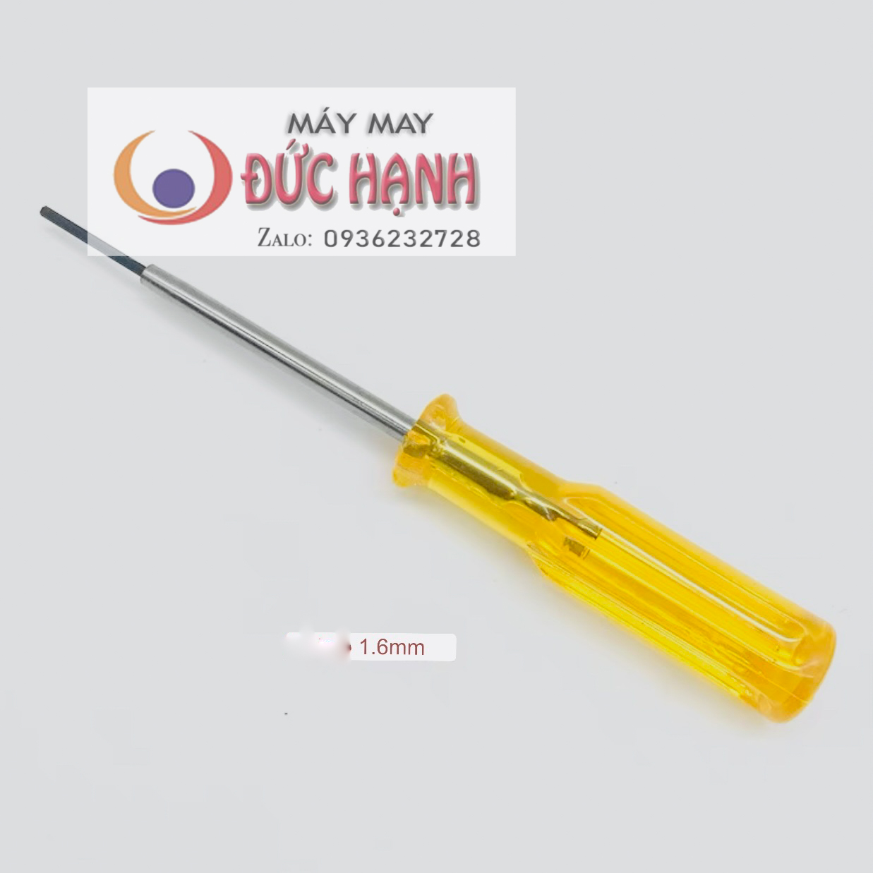 Lục giác 1.5mm - 1.6mm để thay kim máy vắt sổ
