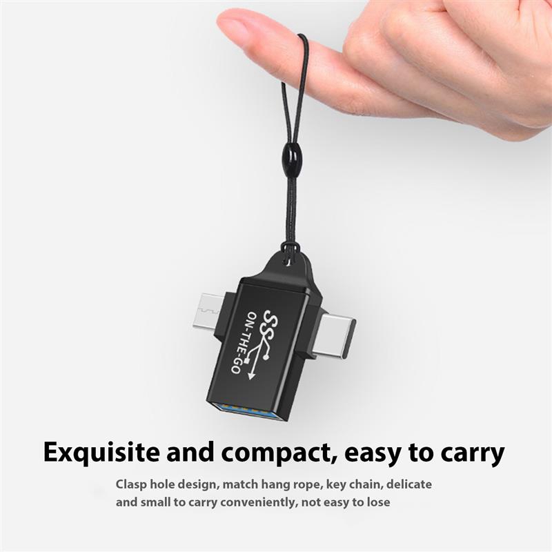 USB C to USB 3.0 OTG Converter USB 2 in 1 Type C Micro-OTG Adapter