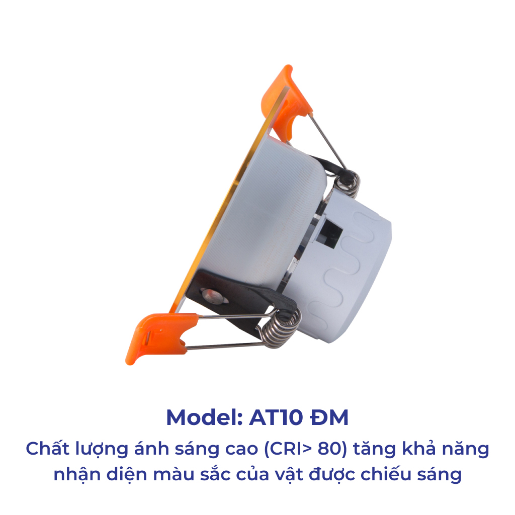 Đèn LED Âm trần Đổi Màu Downlight Rạng Đông D AT10L ĐM 60/3W