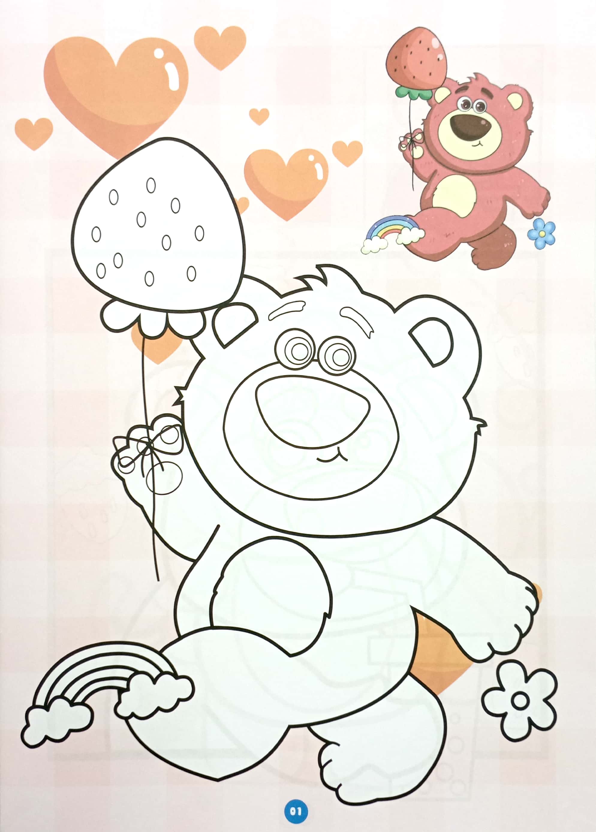Sách - Bé Tô Màu - Gấu Lotso - Bộ 4 Cuốn