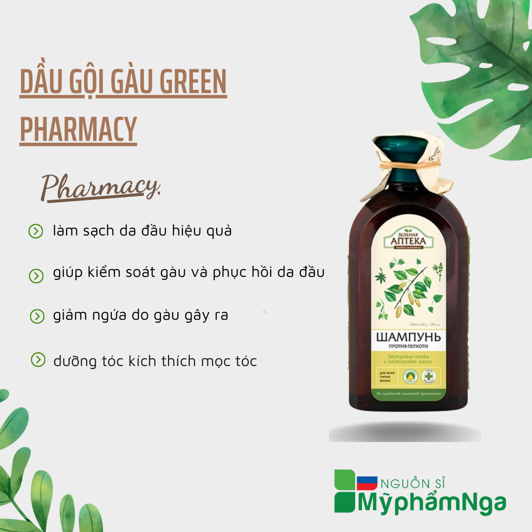 Dầu gội gàu Green Pharmacy