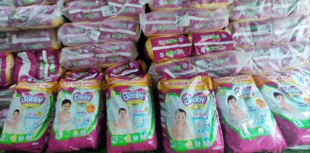 ✓ SẲN HÀNG✓TÃ QUẦN BOBBY MEGA JUMBO L96 + 8 MIẾNG.