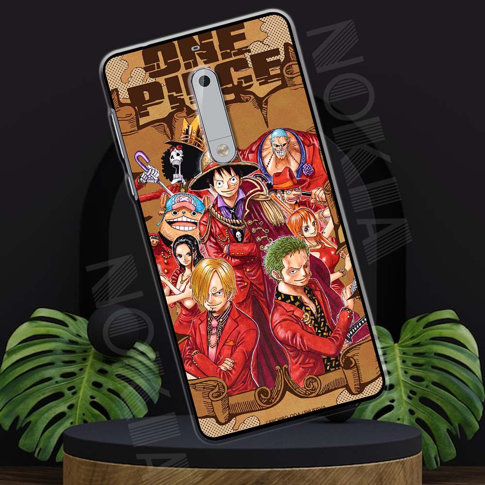 Ốp lưng Nokia 5 mẫu BST Doraemon. One Piece, Dragon ball