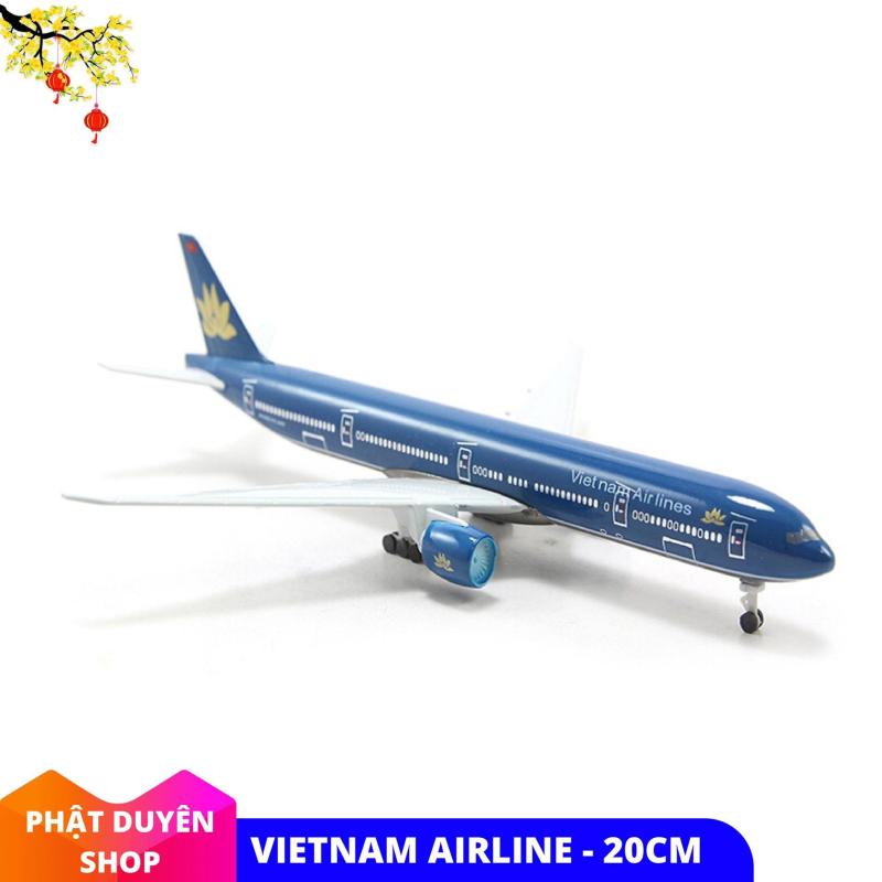 ( Xem video ) Mô hình máy bay Vietnam Airlines 20CM + KÈM ĐẾ MICA - máy bay - UNINSHOP