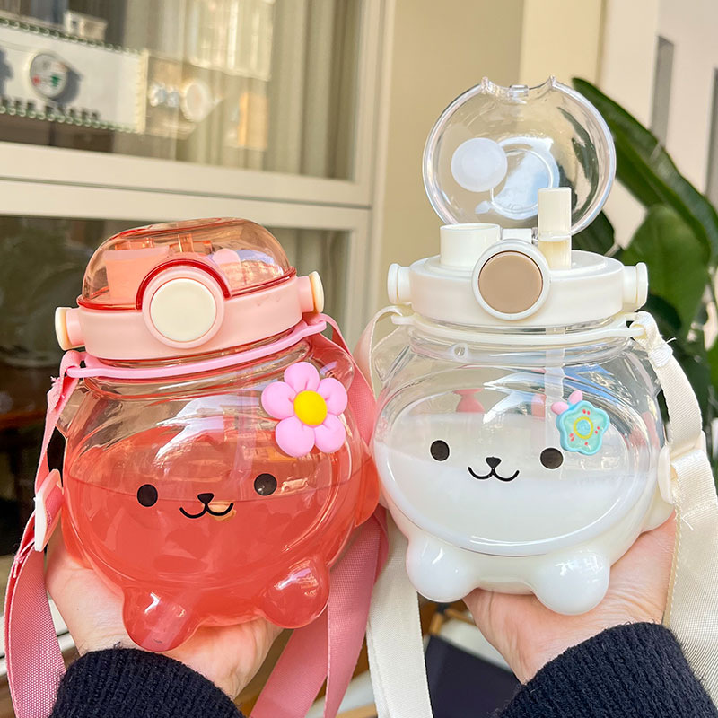 Bình Đựng Nước Hình Gấu Dễ Thương 1000ml Cho Bé