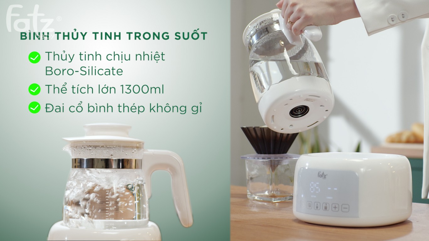 MÁY ĐUN VÀ HÂM NƯỚC PHA SỮA - QUICK 12 PLUS+ - FB3504BH