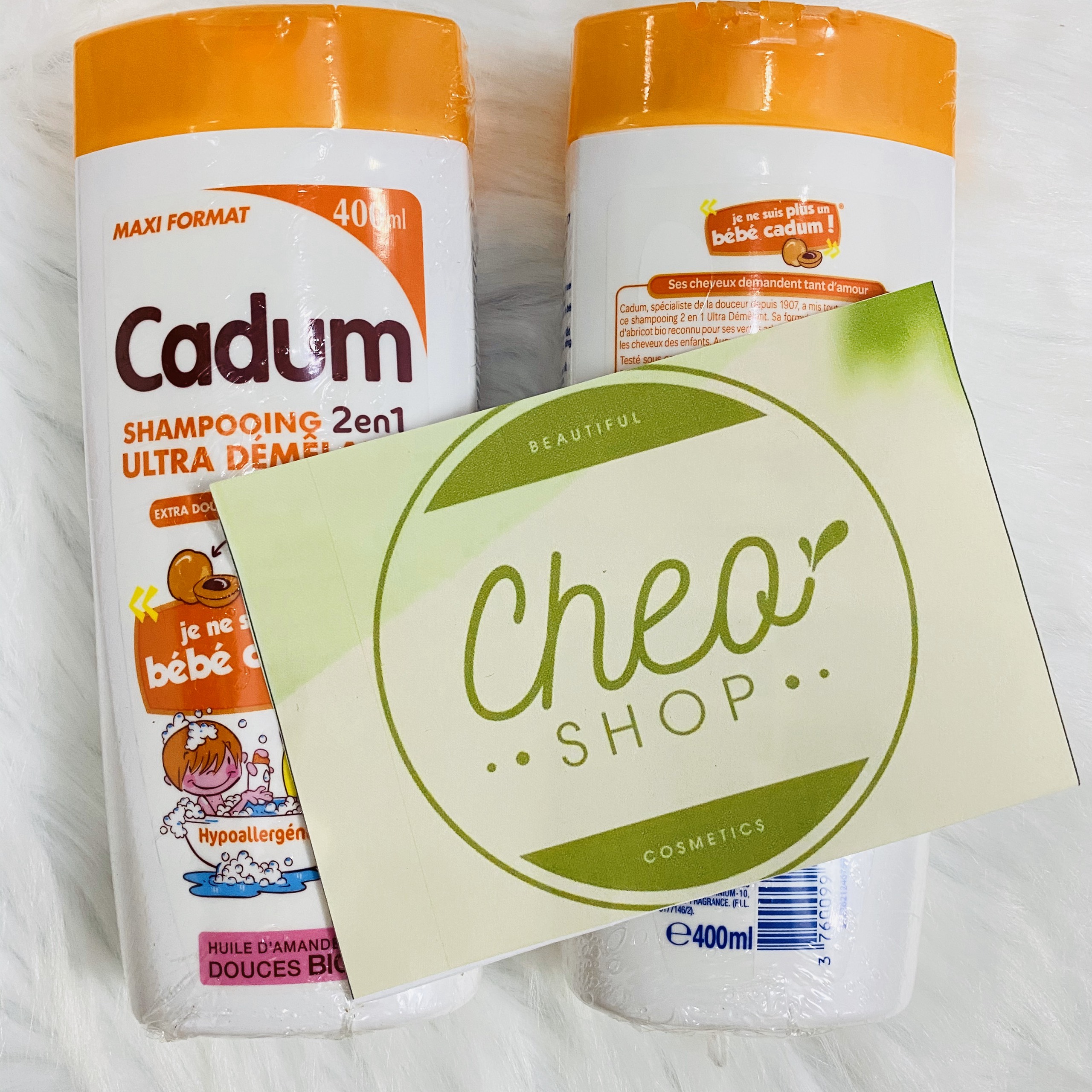 Dầu gội Cadum hương mơ cho bé 400ml