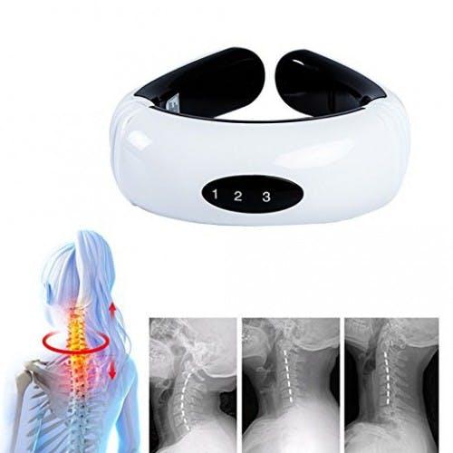 Máy Massage ( Mát Xa ) Cổ Vai Gáy Cảm Ứng Xung Điện Từ SH-208, Máy Masage Cổ 3D Thông Minh, Máy Massage Cổ Chữ C, Máy mát xa cổ vai gáy
