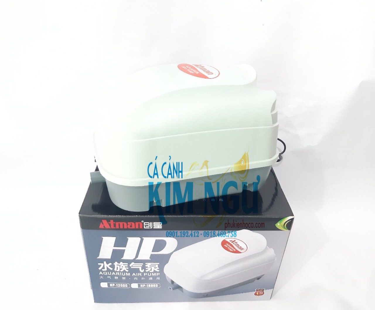 Máy Sủi Oxy Hồ Cá ATMAN HP 12000 (60W) HP12000