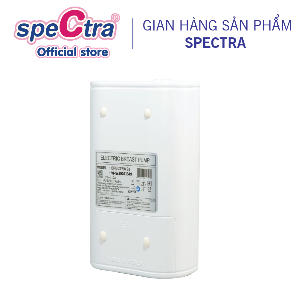 Máy Hút Sữa Điện Đôi Spectra 9S Hàn Quốc (Bảo Hành 1 Năm)
