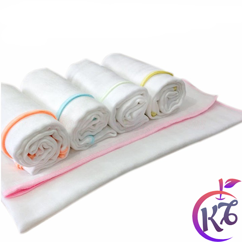 Khăn gạc sợi tre 4 lớp cao cấp Pink & Blue 25x25cm - 10 cái/gói - khan gac sua cho be