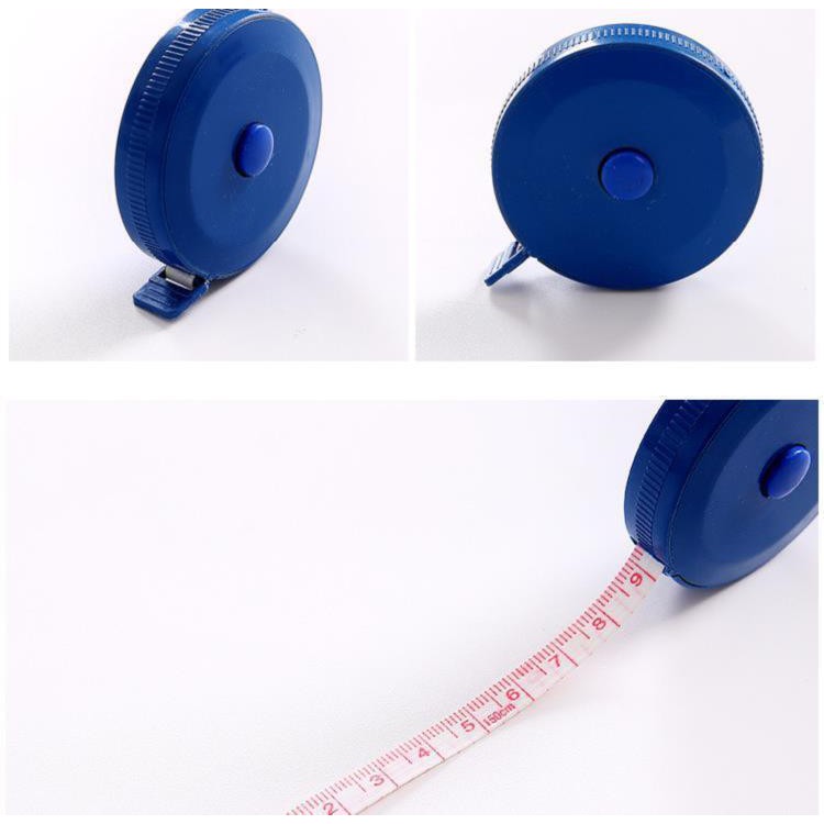 Thước Dây Mini Cuộn Rút May Đồ Đo 3 Vòng 1.5m