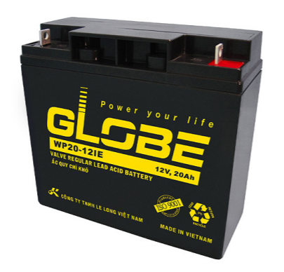 Ắc quy kín khí globe 12v 20ah
