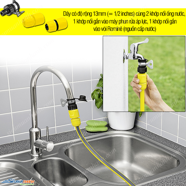 Phụ kiện máy rửa xe Karcher - Ống dây 10m