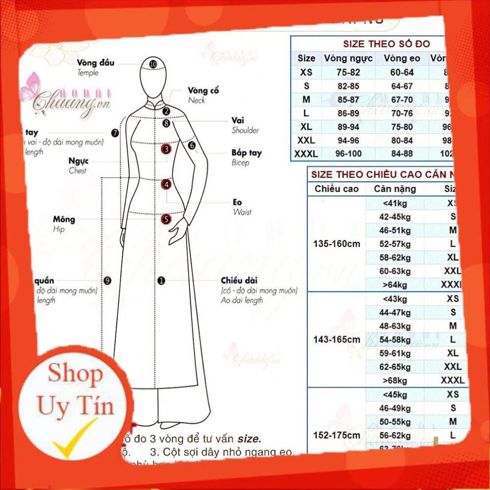 Áo Dài Đẹp _ Áo Dài Mẫu Mới _chất lụa nhật siêu mềm mịn , co giãn