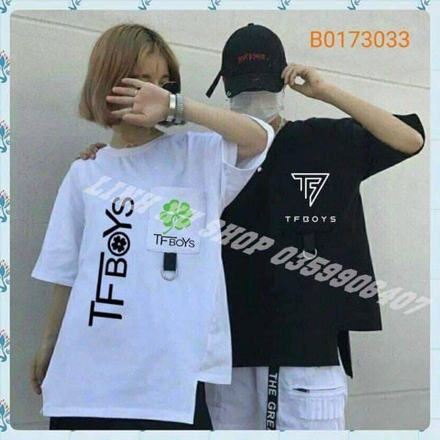 áo TFBOYS khuyên túi khuyên vai in theo yêu cầu