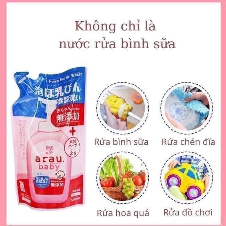 Nước rửa bình Arau Baby