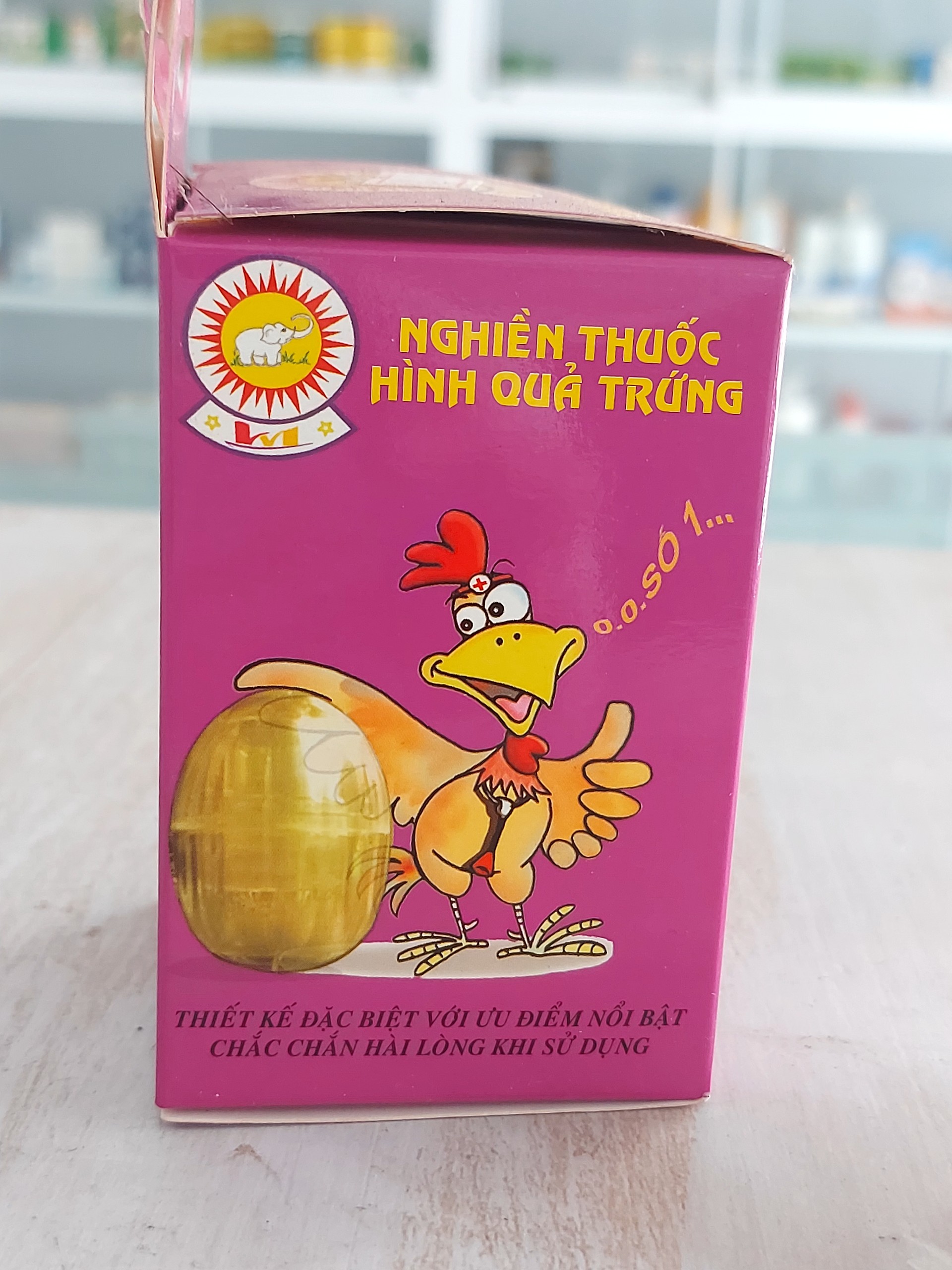 Nghiền thuốc hình quả trứng