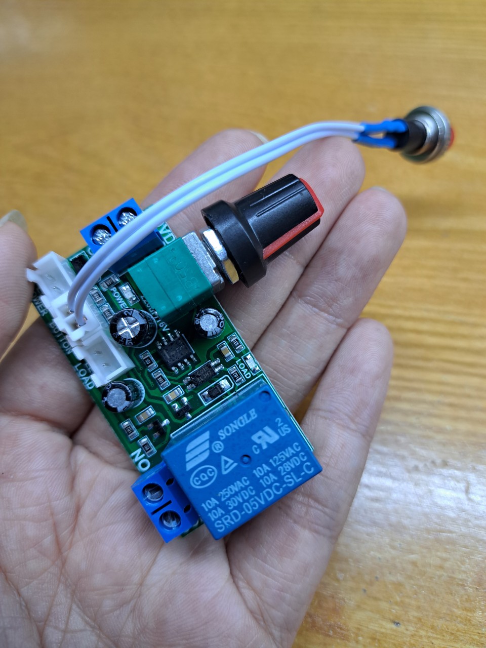 Mạch timer hàn cell pin relay không kèm led