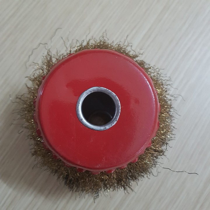 Combo 2 bát đánh gỉ đỏ sợi đồng cho máy mài cầm tay