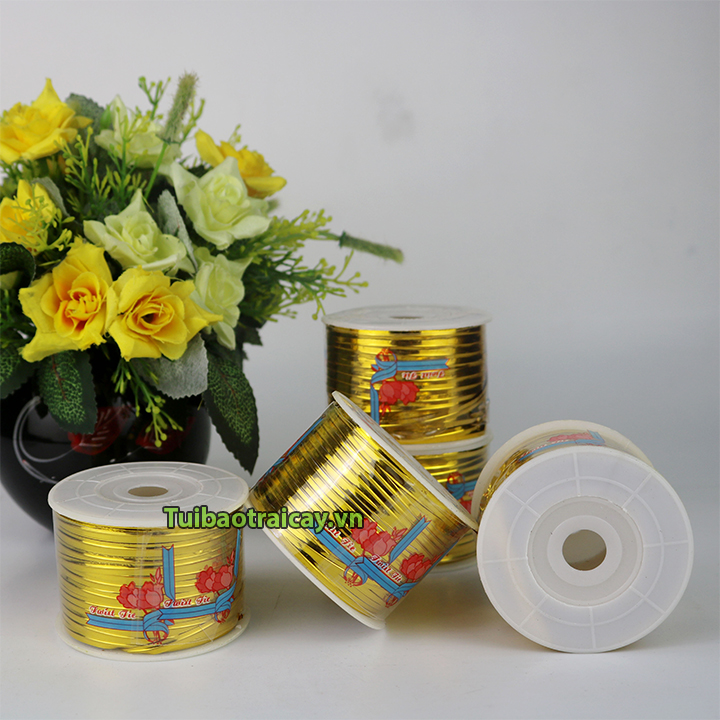 Dây kẽm bọc kim tuyến màu vàng