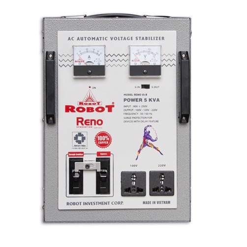 Ổn áp 1 pha ROBOT - Reno 5KVA ( Hàng chính hãng)