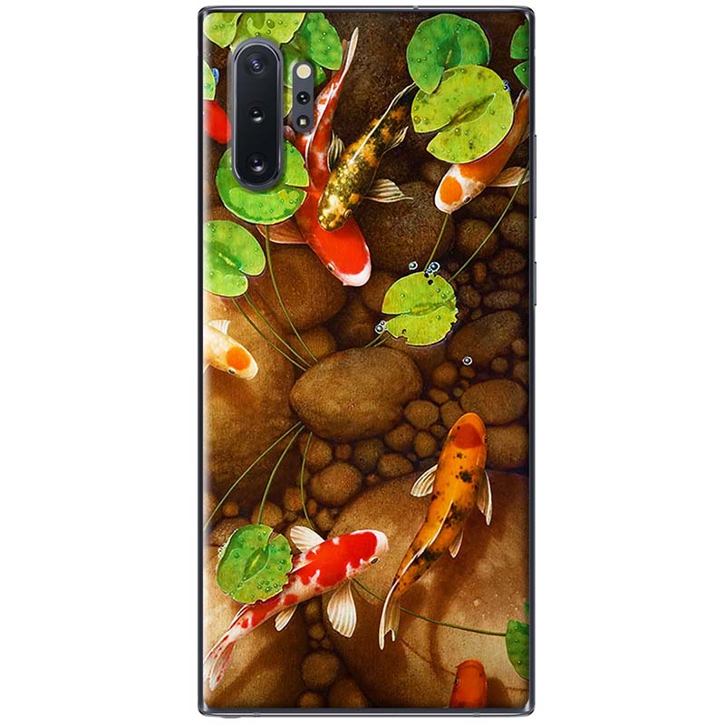Ốp lưng dành cho Samsung Galaxy Note 10, Note 10 Plus, Note 10 Lite, Note 20, Note 20 Ultra mẫu Cá koi