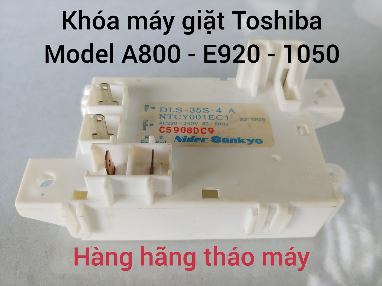 khóa cửa máy giặt Toshiba lồng đứng model A800 - E920 - B1000