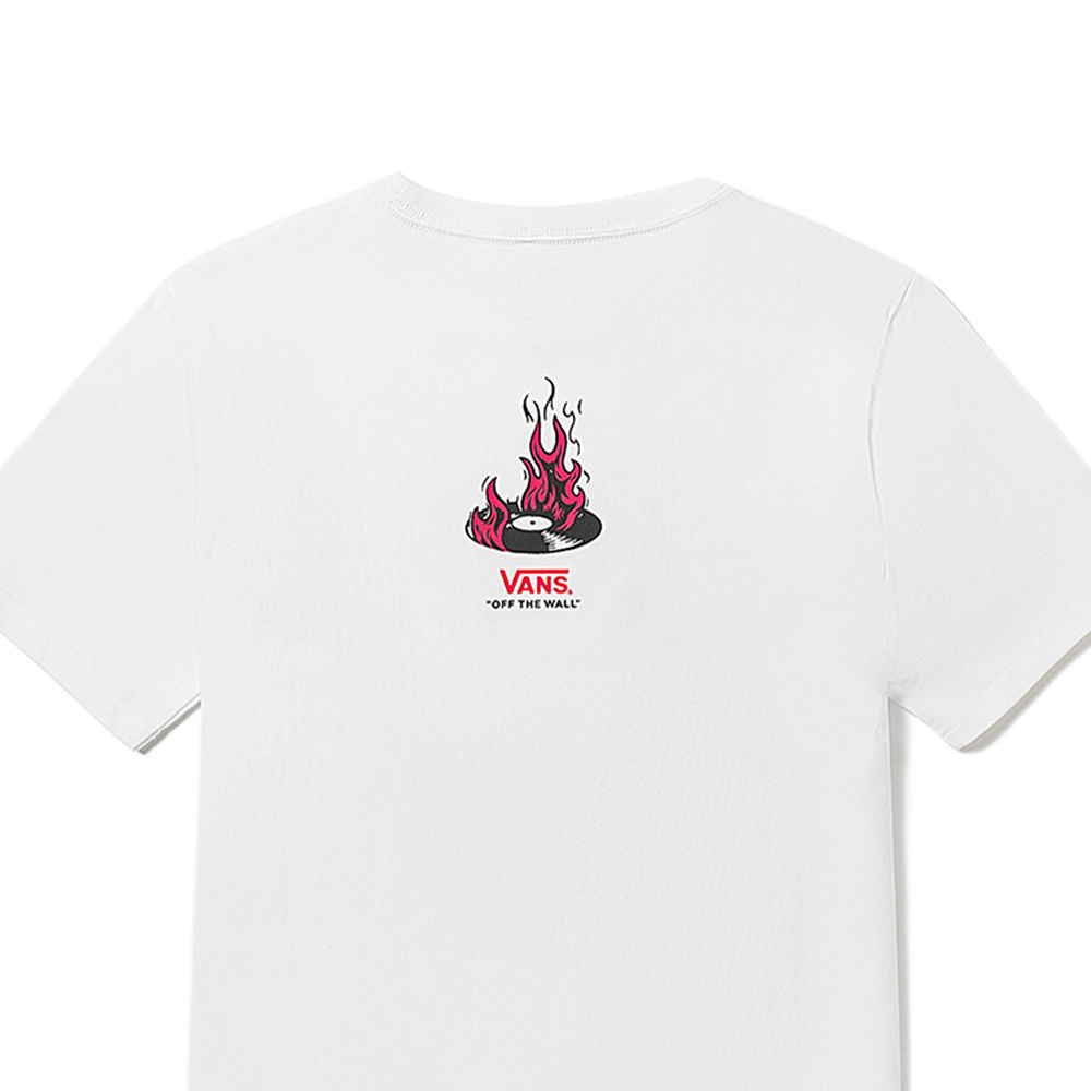 Áo Vans Okeh Fire Record Tee VN000FTZWHT