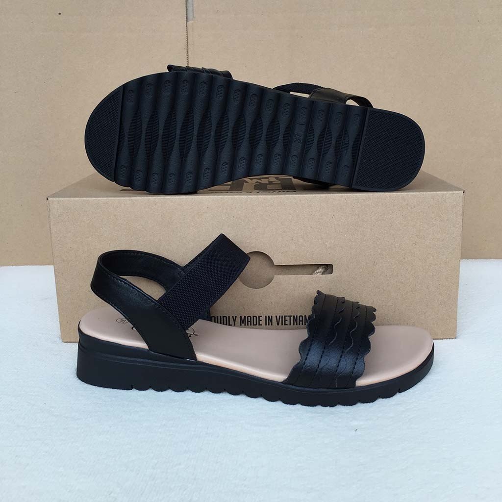 Dép Sandal Si - PU Nữ Biti's DTW011088DEN/DTW011088KEM (Đen, Kem)