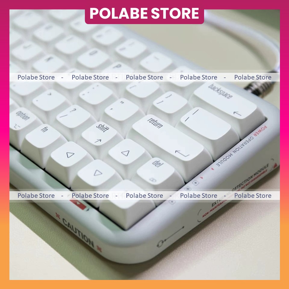 Keycap Akko Neon MDA Profile bàn phím cơ - Polabe Store