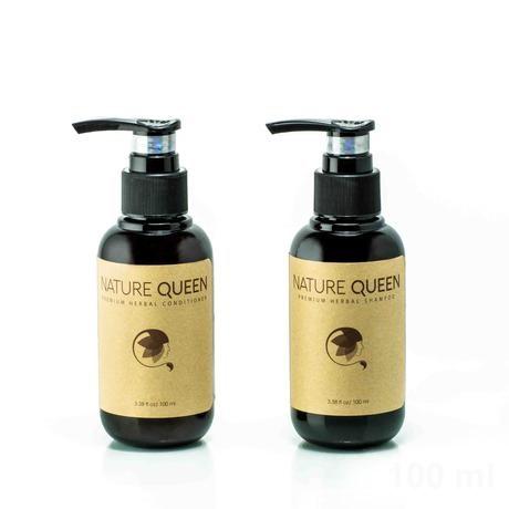 [HCM]Nature Queen - Bộ Dầu Gội Dầu Xả Ngăn Ngừa Nuôi Dưỡng và Kích Thích Mọc Tóc Từ Thảo Dược Tự Nhiên 100ml